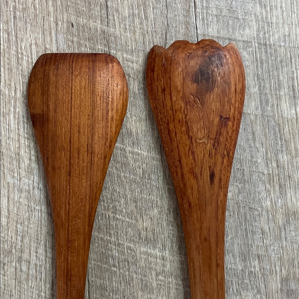 •| vintage wooden utensils - Picture 2 of 5